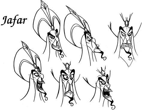 Living Lines Library: Aladdin (1992) - Character Design: Concepts ...