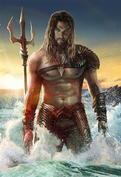 Fan Art - Jason Momoa as AQUAMAN | Aquaman, Jason momoa aquaman