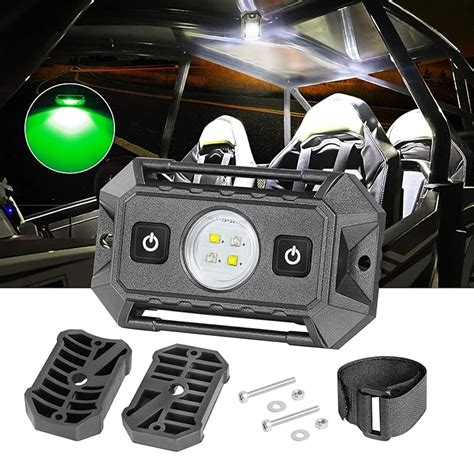 Buy LED Dome Light, Auto Power Plus Universal Roll Bar LED Lights W/ Switch UTV Cab Dome Light ...