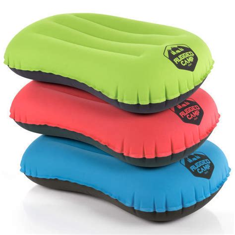 Inflatable Camping Pillow Travel Pillows Multiple Colors Compressible ...