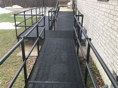 Triumph Steel Open-Mesh Modular Wheelchair Ramp