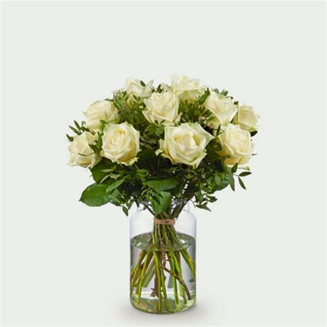 Boeket Roos wit bestellen? | Topbloemen.nl