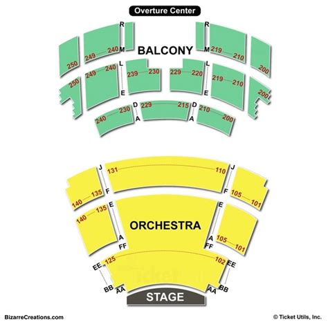 Overture Hall Seating Chart | Brokeasshome.com