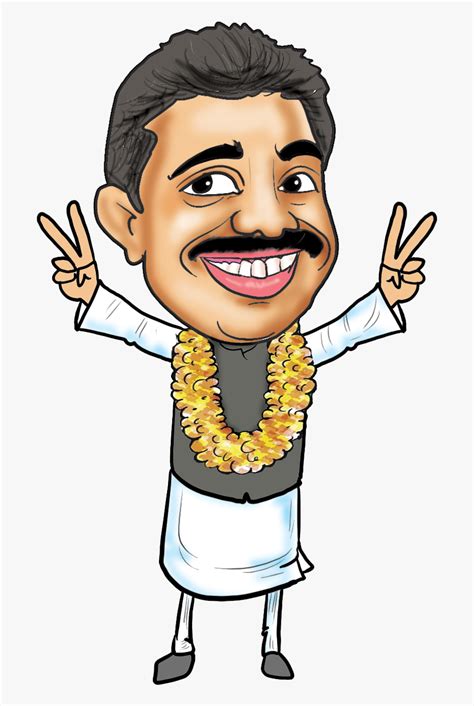 Indian Politician Cartoon Png , Free Transparent Clipart - ClipartKey