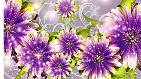 3D Purple Flower Wallpapers - Top Free 3D Purple Flower Backgrounds ...