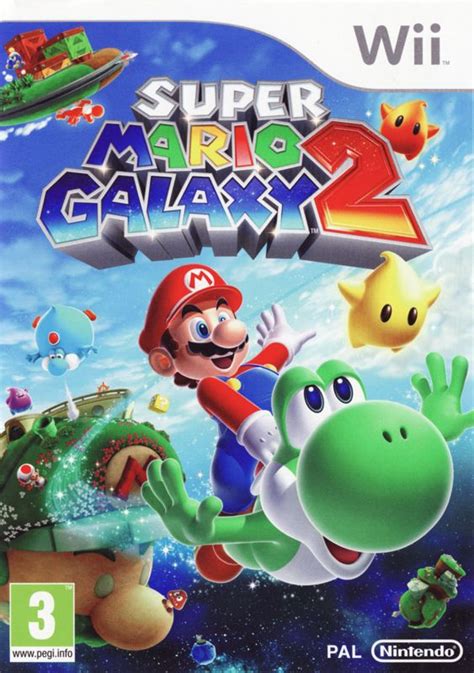 Super Mario Galaxy 2 (2010) Wii box cover art - MobyGames