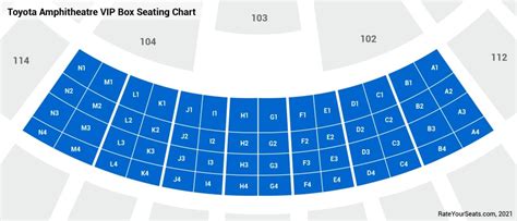 Toyota Amphitheatre VIP Box Seats - RateYourSeats.com