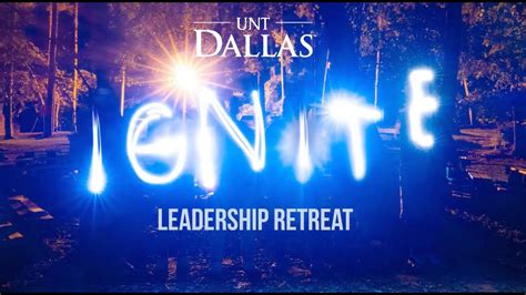 Ignite Leadership Retreat - UNT Dallas - YouTube