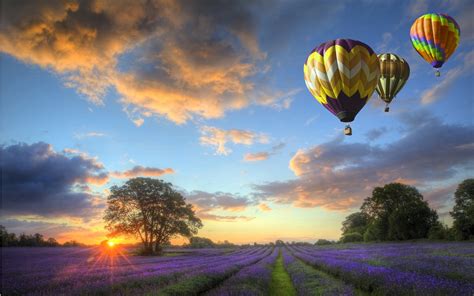 sunset images balloons | HD Desktop Wallpapers | 4k HD