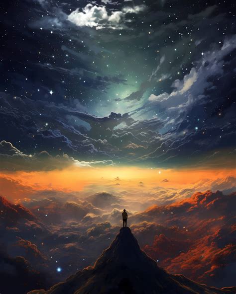 Galaxy Landscape by Elffyie on DeviantArt