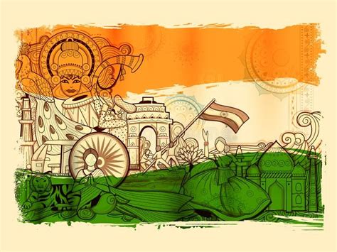 Illustration about Illustration of India background showing its incredible culture and diversity ...