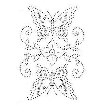 PKG/12 BUTTERFLY TIN PUNCHING PATTERN | Craft - Misc. | Pinterest | Punched tin patterns, Punch ...