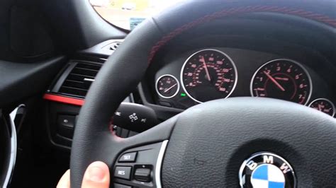 Driving brand new BMW F30 328i Sport: Interior - YouTube