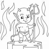 A Little Devil coloring Page  Download Print Or Color Online For Free sketch template