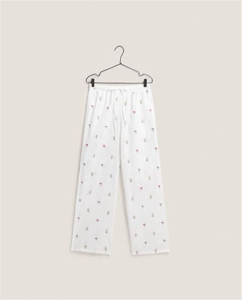 EMBROIDERED COTTON TROUSERS | Zara Home United Kingdom