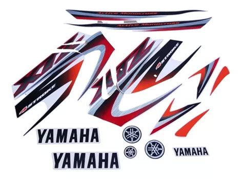 Kit de adhesivos Yamaha Xtz 125 2005 White Track Set | MercadoLibre