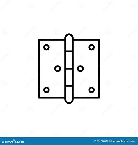 Illustration Vector Graphic of Hinge Icon Template Stock Vector ...