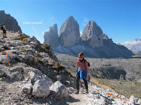 Paternkofel Klettersteig De Luca Innerkofler Schartenweg Dolomiten