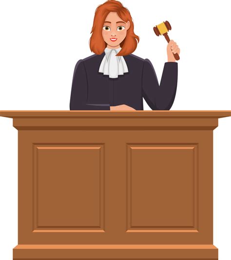 Judge woman clipart design illustration 9391587 PNG