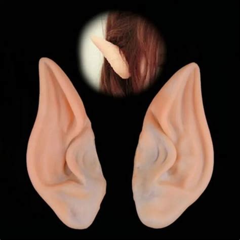 Takerlama Latex Fairy Pixie Elf Ears Cosplay Accessories Halloween ...