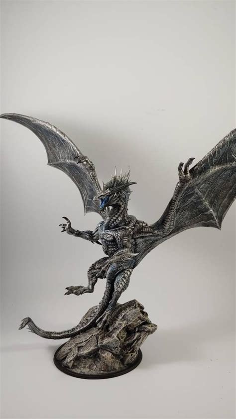 Miniature Toys Toys & Games Pathfinder Metallic Dragon Miniature Resin ...