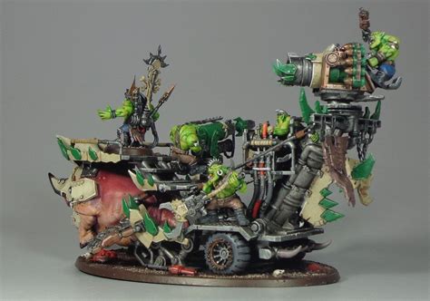 Painting some Bright Green Warhammer 40k Space Orks — Paintedfigs ...