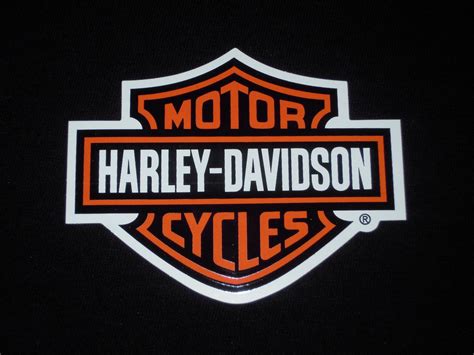 HARLEY DAVIDSON MOTORCYCLES CLASSIC BAR AND SHIELD DECAL STICKER (2) 4 ...