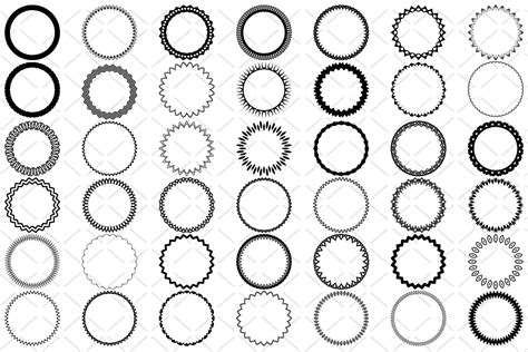 Decorative Circle Frame SVG