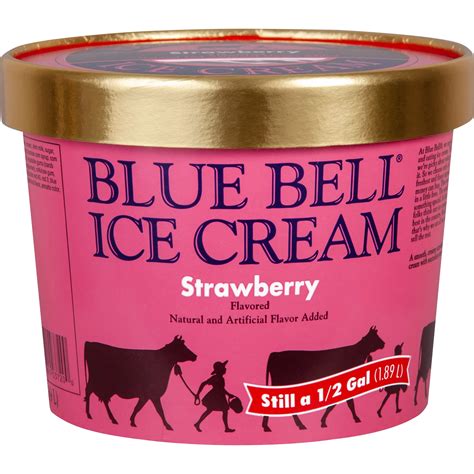 Blue Bell Strawberry Ice Cream - Shop Ice Cream at H-E-B