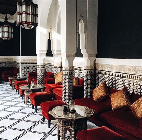 Morocco living room, Moroccan interiors, Restaurant design inspiration