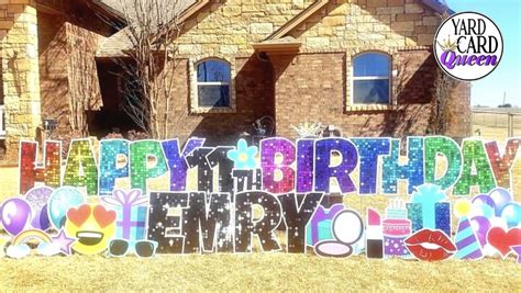 Yard Sign Rental | Happy Birthday Yard Signs | Yard Sign Near Me