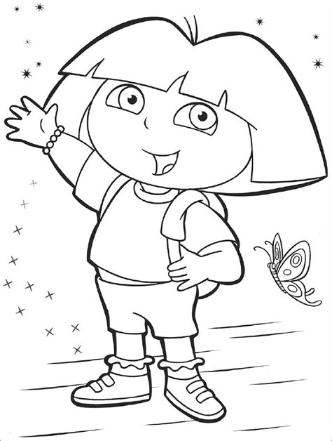 Free Dora Coloring Pages at GetColorings.com | Free printable colorings ...