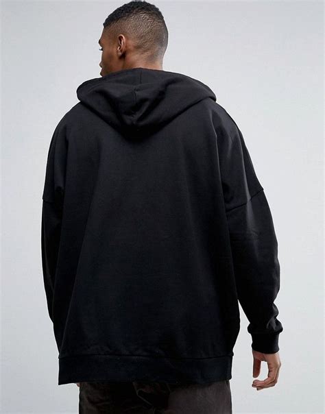 ASOS Extreme Oversized Hoodie In Black | ASOS | Solid black hoodie ...