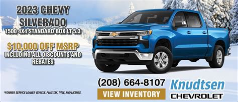 Knudtsen Chevrolet is a Coeur d'Alene Chevrolet dealer and a new car and used car Coeur d'Alene ...