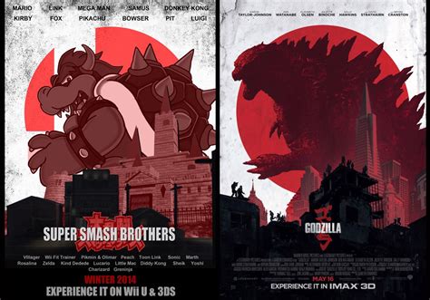 Super Smash Bros + Godzilla : GODZILLA