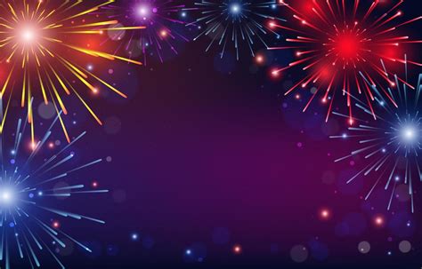 New Year Background with Fireworks 15755306 Vector Art at Vecteezy