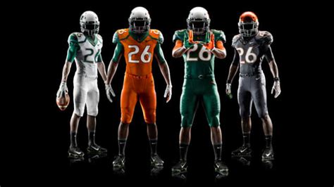 Just in Time for Spring: New Football Uniforms for the Miami Hurricanes