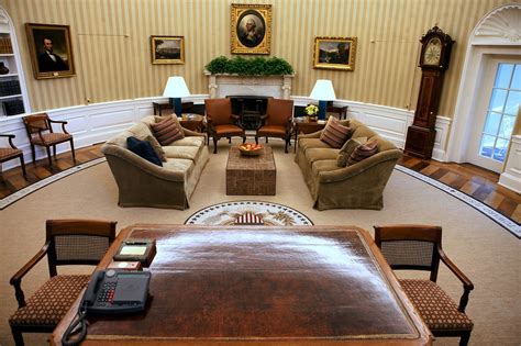 White House Oval Office Is Redecorated - The New York Times