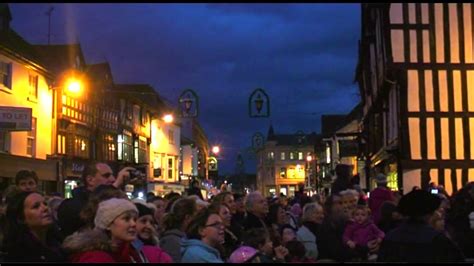 Stratford-upon-Avon Christmas Lights Switch On 2012 - YouTube