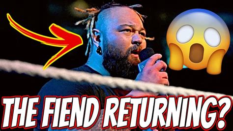 Bray Wyatt teases THE FIEND RETURN on WWE SmackDown! - YouTube