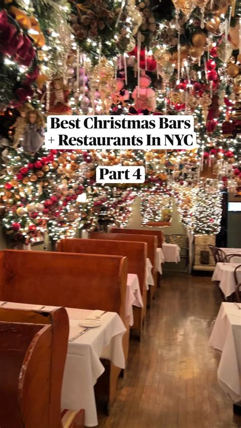 Best christmas restaurants and bars in nyc papillon bistro bar in midtown manhattan – Artofit