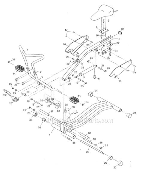 ProForm PFCR64060 R930 Rower OEM Replacement Parts From eReplacementParts.com