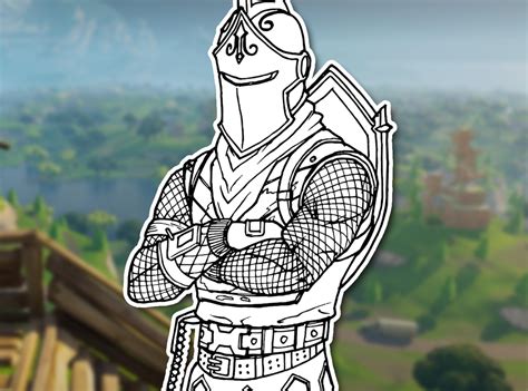 How to Draw the BLACK KNIGHT (Fortnite: Battle Royale) Drawing Tutorial ...