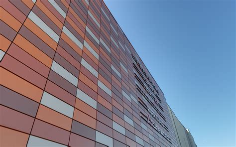 Benchmark by Kingspan | Karrier Engineered Facade System | Orange | Red | Wall | Facade | Design ...