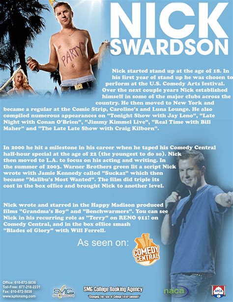 Nick Swardson Stand Up Quotes. QuotesGram