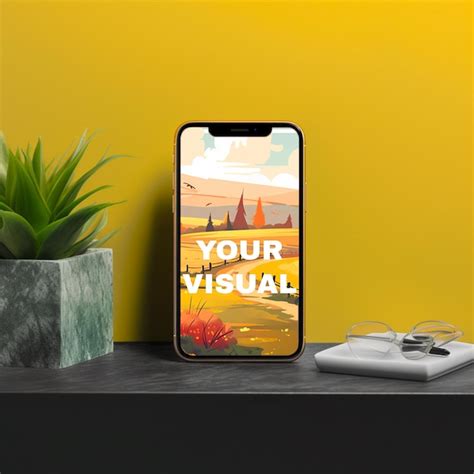 Premium PSD | Psd phone template mockup easily showcase your mobile designs