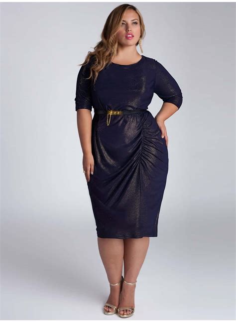 Women’s plus size cocktail and evening dresses trends Autumn-Winter ...