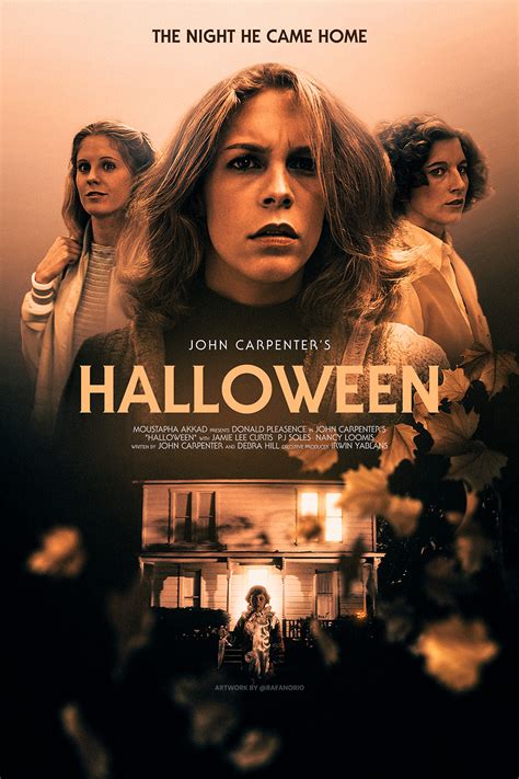 Halloween (1978) Cast Poster | Poster By Rafael Araujo