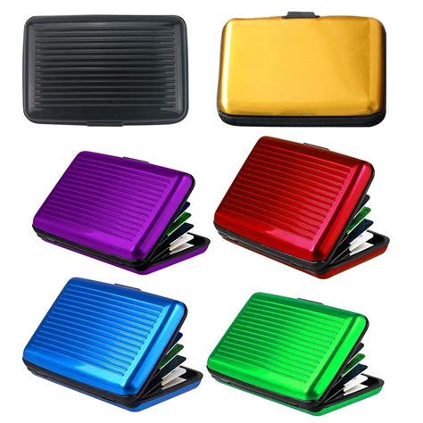 2019 New Metal Business Credit Card ID Card Holder Case Box Multi Color ...