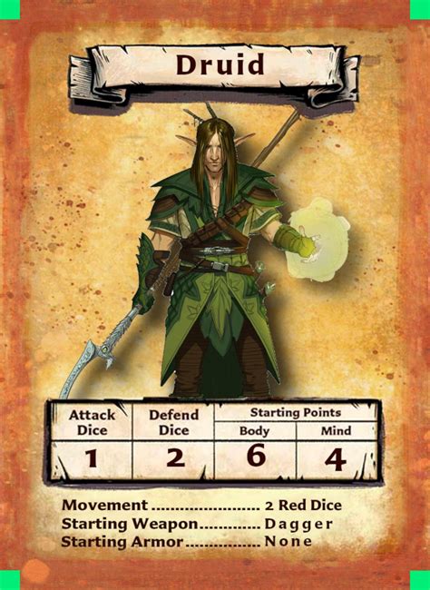 New Hero - Different Druid. : r/Heroquest